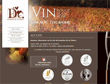 Tablet Screenshot of domaine-de-la-chaise-41.com